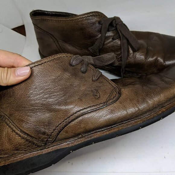 John Varvatos Brown Chukka Boots main image 7